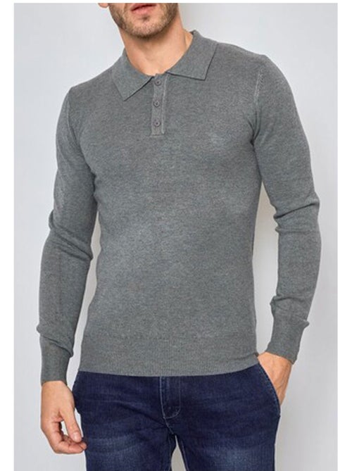 Pull col polo Kebello - Kiabi