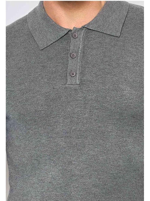 Pull col polo Kebello - Kiabi