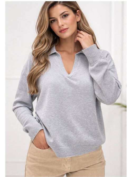 Pull col Polo Kebello - Kiabi