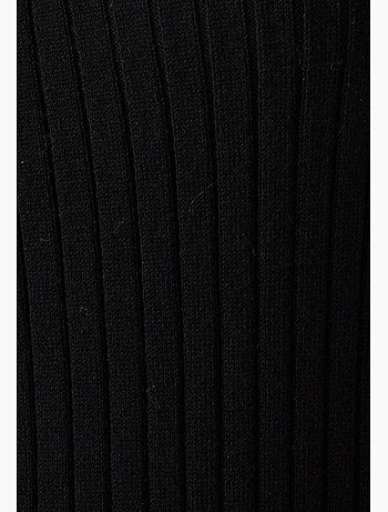 Pull col polo maille côtelée - Damart