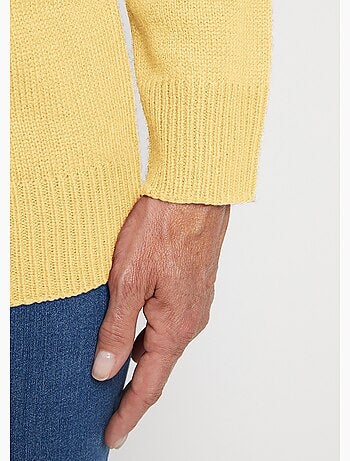 Pull col polo maille épaisse - Afibel