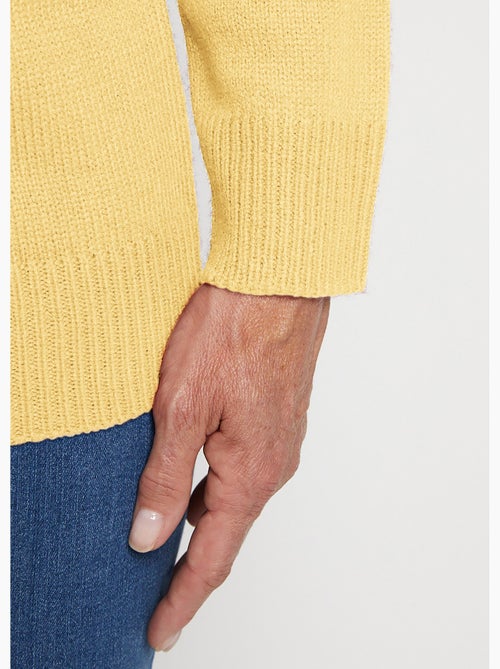 Pull col polo maille épaisse - Afibel - Kiabi