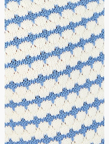 Pull col polo rayé - Damart