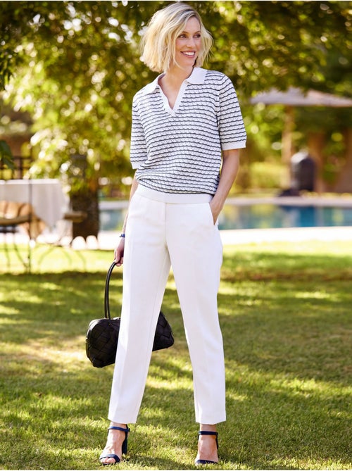 Pull col polo rayé - DAXON - Kiabi