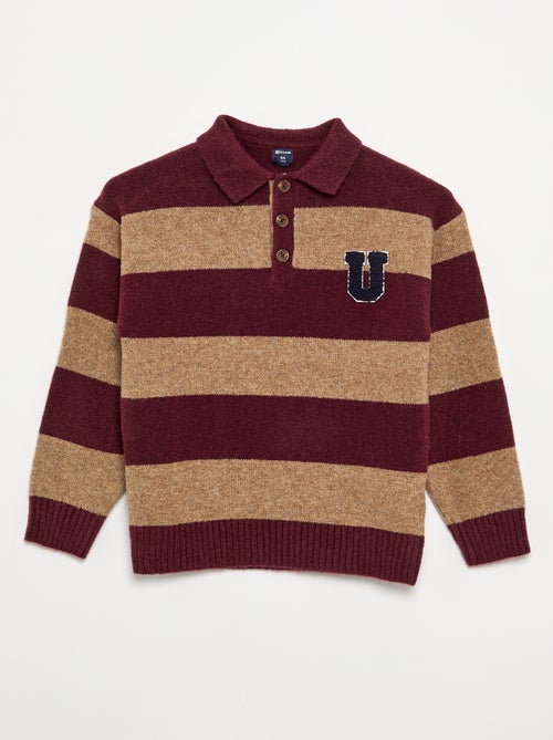 Pull col polo - Kiabi