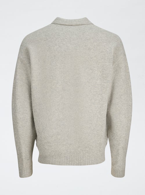 Pull col polo uni - Kiabi