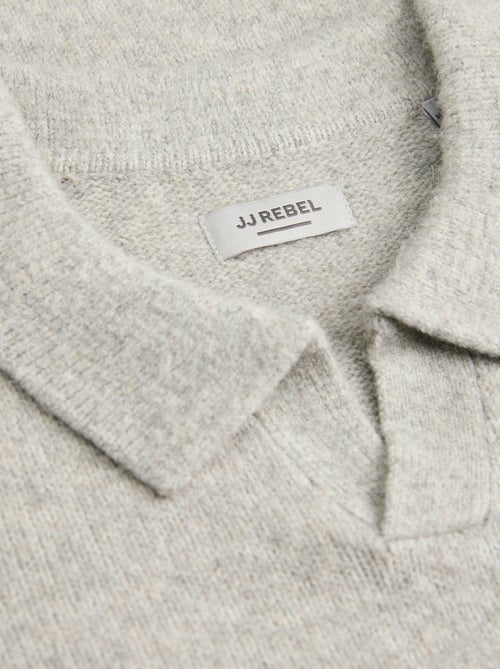 Pull col polo uni - Kiabi