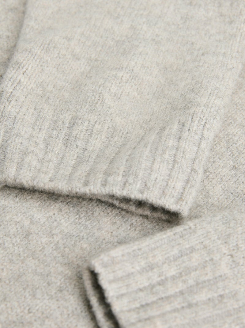 Pull col polo uni 'JJ Rebel' Beige - Kiabi