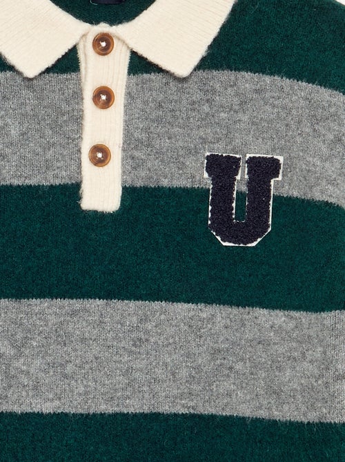 Pull col polo - Kiabi