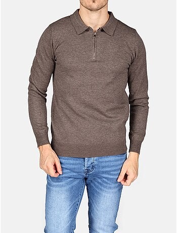 Pull col polo ? zip - Kenzarro
