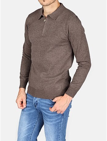 Pull col polo ? zip - Kenzarro