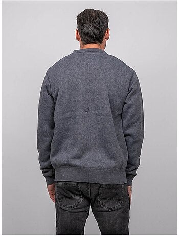 Pull col polo zippé larmoti