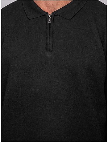 Pull col polo zippé larmoti