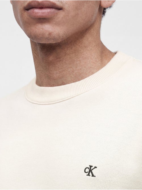 Pull col rond - calvin klein - Kiabi