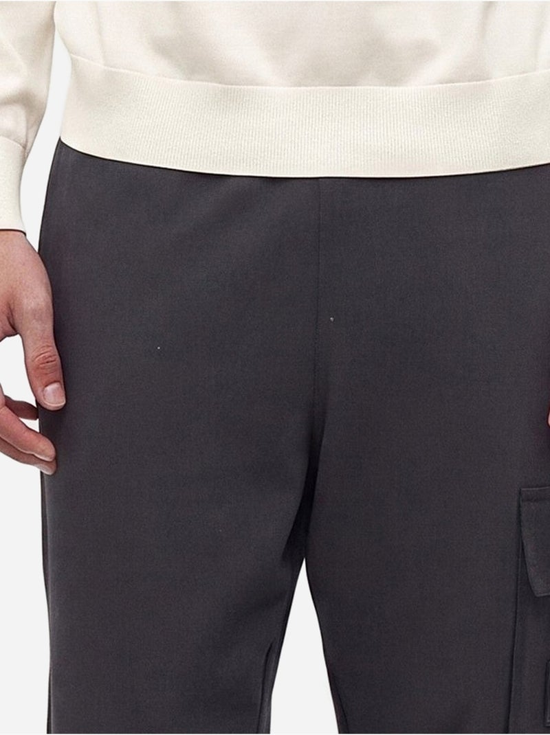 Pull col rond - calvin klein Blanc cassé - Kiabi