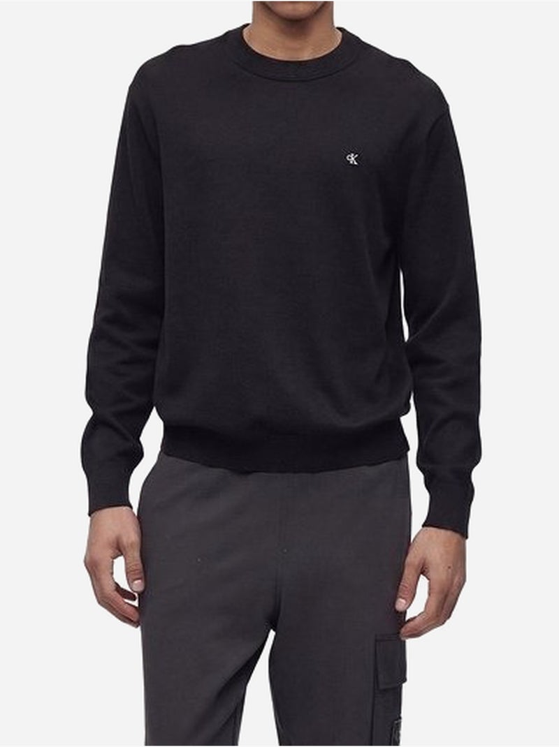 Pull col rond - calvin klein Noir - Kiabi
