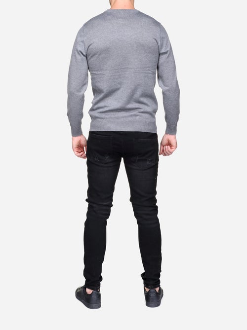 Pull col rond - Frilivin - Kiabi