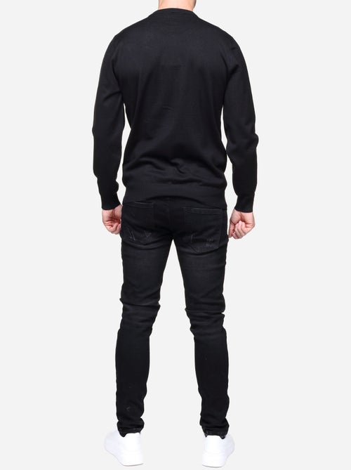 Pull col rond - Frilivin - Kiabi