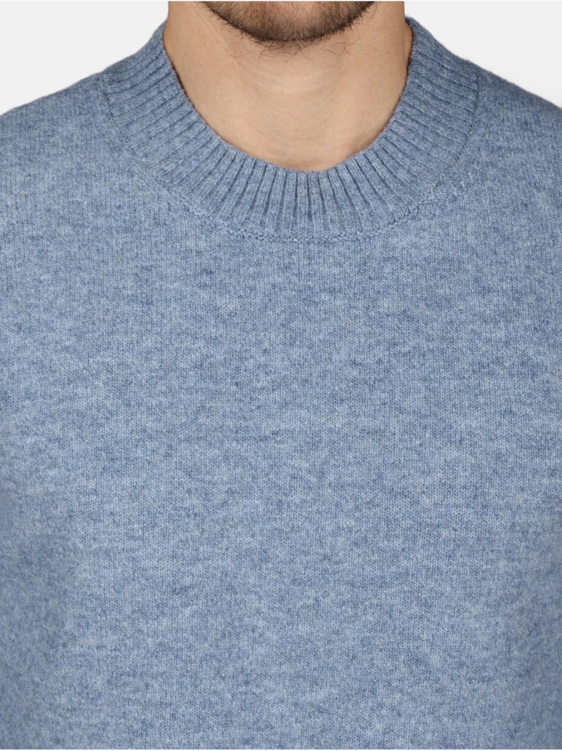 Pull col rond - Kenzarro Bleu - Kiabi