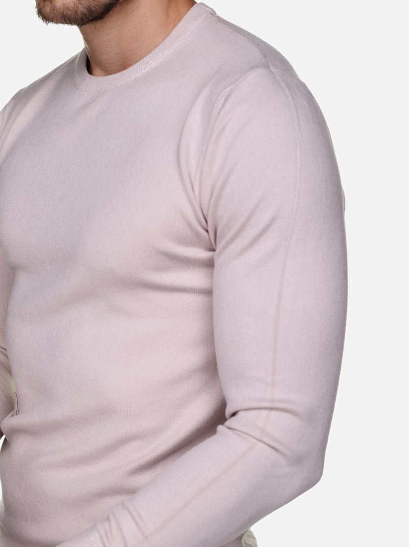 Pull col rond - Kenzarro Crème - Kiabi