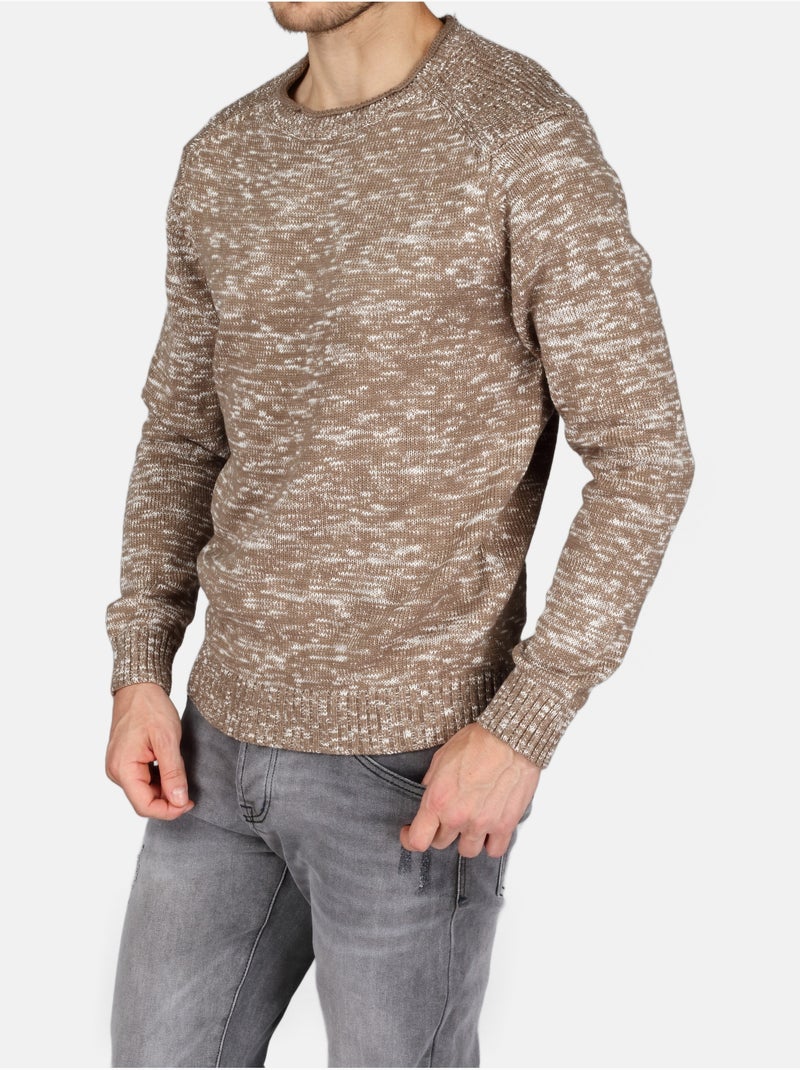 Pull col rond - Kenzarro Gris foncé - Kiabi