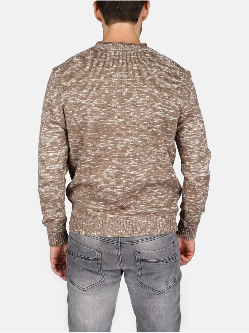 Pull col rond - Kenzarro Gris foncé - Kiabi