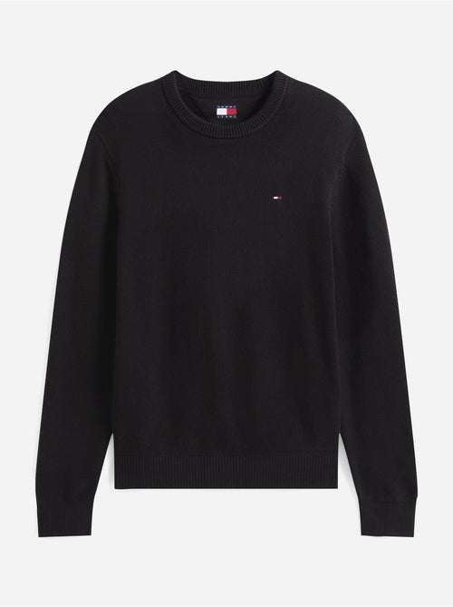 Pull col rond - tommy jeans - Kiabi