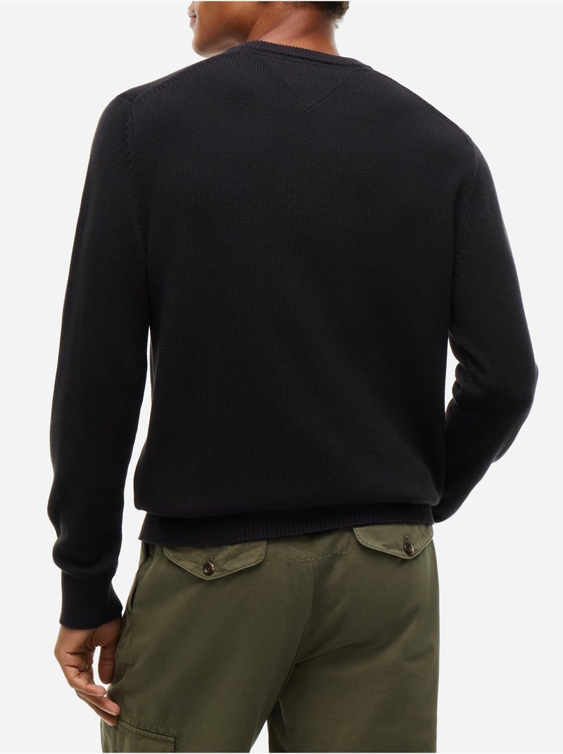 Pull col rond - tommy jeans Noir - Kiabi