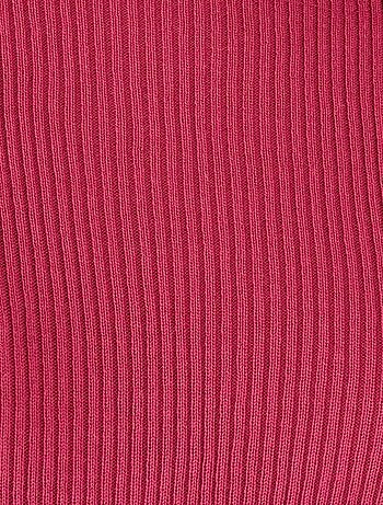 Pull col rond 50% laine mérinos, uni et rayé - Damart