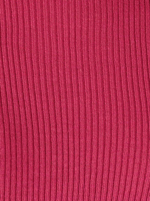 Pull col rond 50% laine mérinos, uni et rayé - Damart - Kiabi