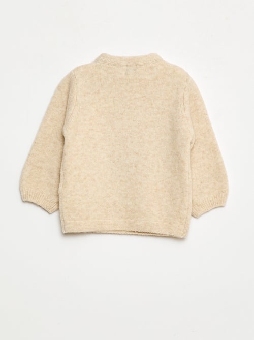 Pull col rond à motif - Kiabi