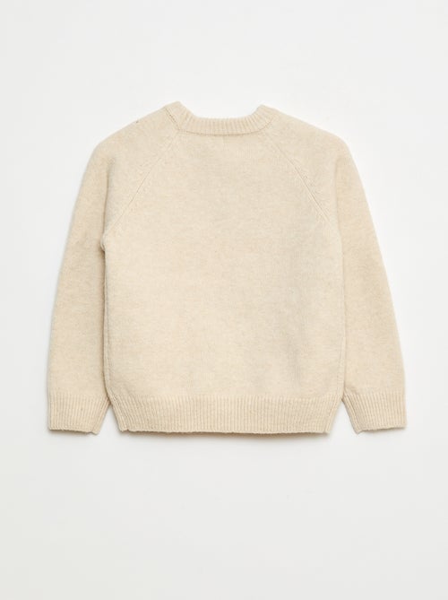 Pull col rond animé - Kiabi