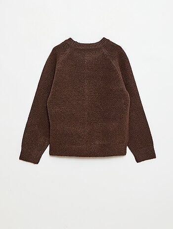 Pull col rond animé