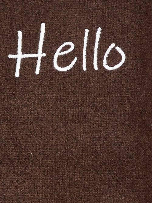 Pull col rond animé - Kiabi