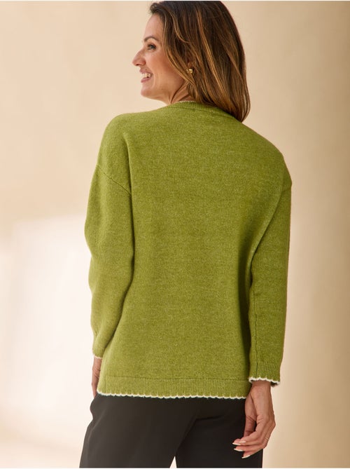 Pull col rond avec laine - daxon - Kiabi Pull col rond avec laine - daxon - Kiabi