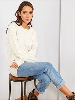 Pull col rond basique - Kiabi