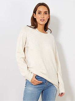 Pull col rond basique - Kiabi