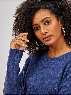 Pull col rond basique - Kiabi