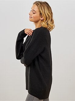 Pull col rond basique - Kiabi