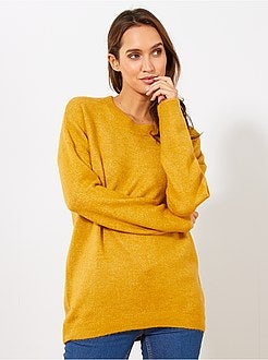Pull col rond basique - Kiabi