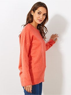 Pull col rond basique - Kiabi
