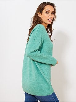 Pull col rond basique - Kiabi