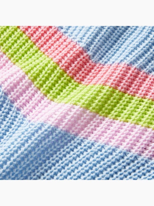 Pull col rond coton 100% à chevrons - vidaxl - Kiabi Pull col rond coton 100% à chevrons - vidaxl - Kiabi
