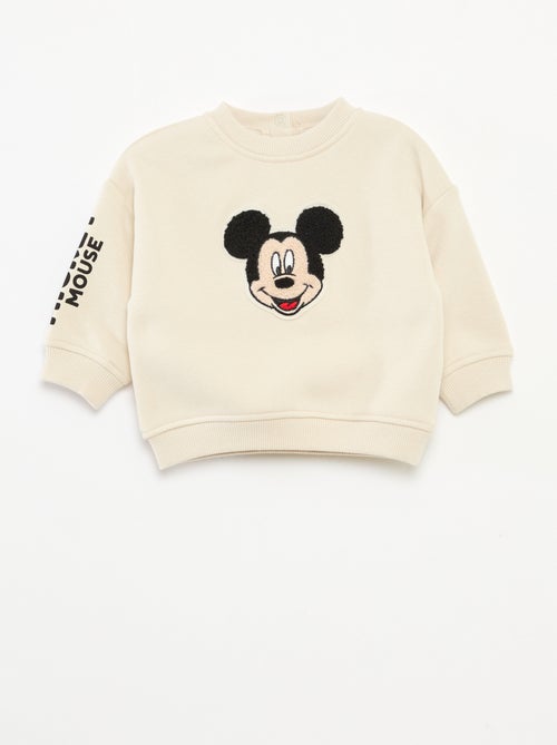 Pull col rond 'Disney' 'Mickey' uni - Kiabi