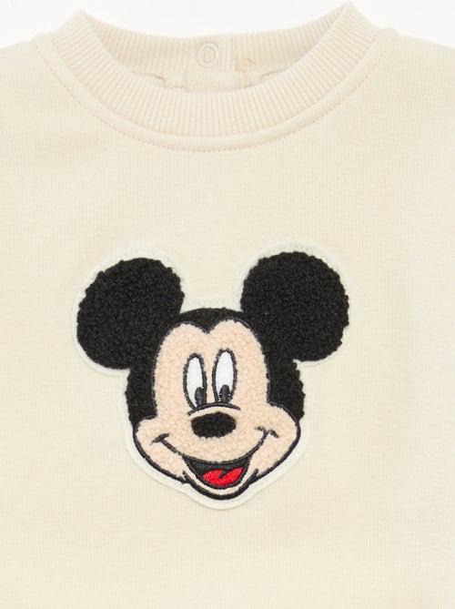 Pull col rond 'Disney' 'Mickey' uni - Kiabi