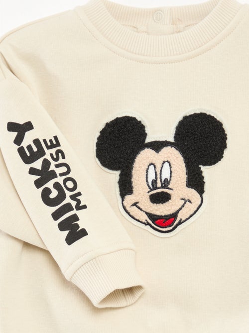 Pull col rond 'Disney' 'Mickey' uni - Kiabi