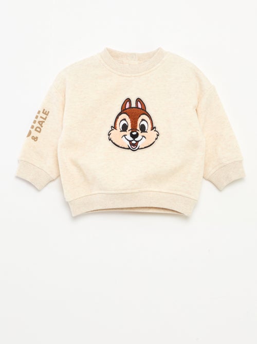 Pull col rond 'Disney' 'Tic&tac' uni - Kiabi