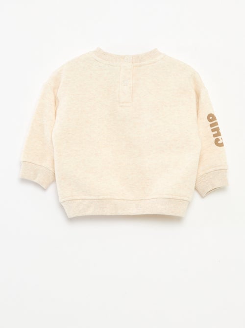 Pull col rond 'Disney' 'Tic&tac' uni - Kiabi