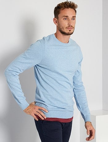 Pull col rond éco-conçu +1m90