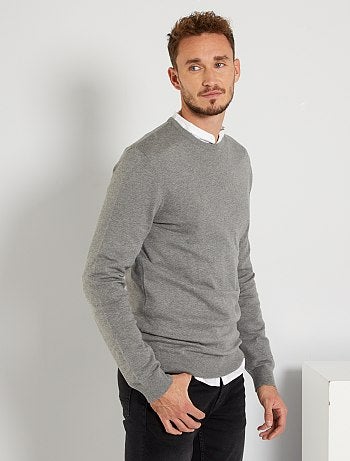 Pull col rond éco-conçu +1m90